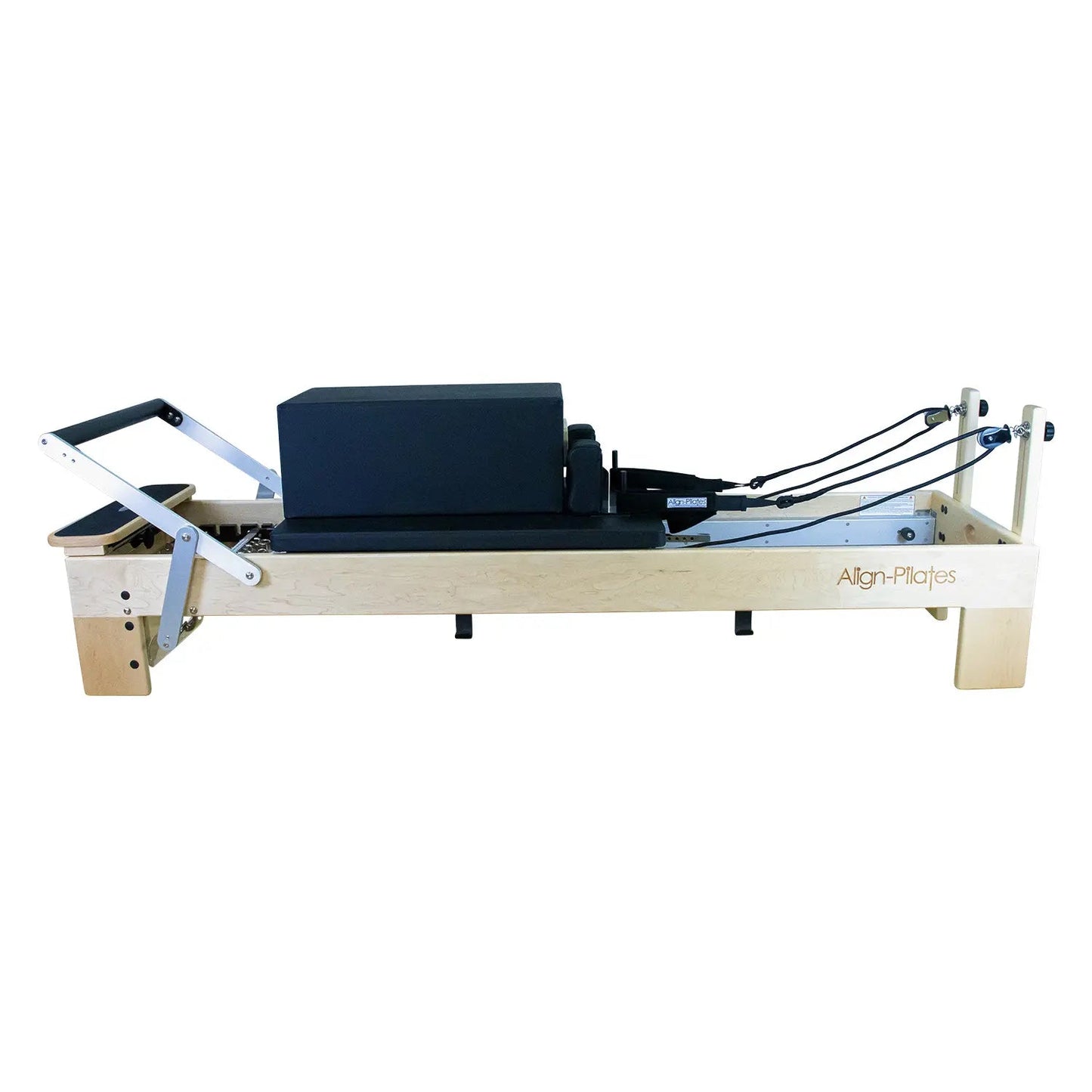 Align-Pilates M8 Pro Maple Wood Reformer with Sitting Box Set