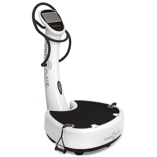 Power Plate pro7HC healthcare vibration platform with LCD touch screen for medical facilities, supports wellness