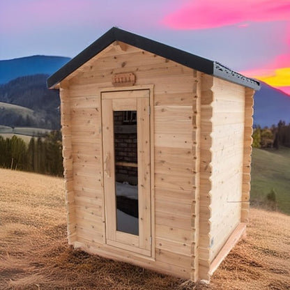 Dundalk LeisureCraft Canadian Timber 2 - 3 Person Granby Cabin Sauna - Dundalk LeisureCraft available at Body Recovery Supply