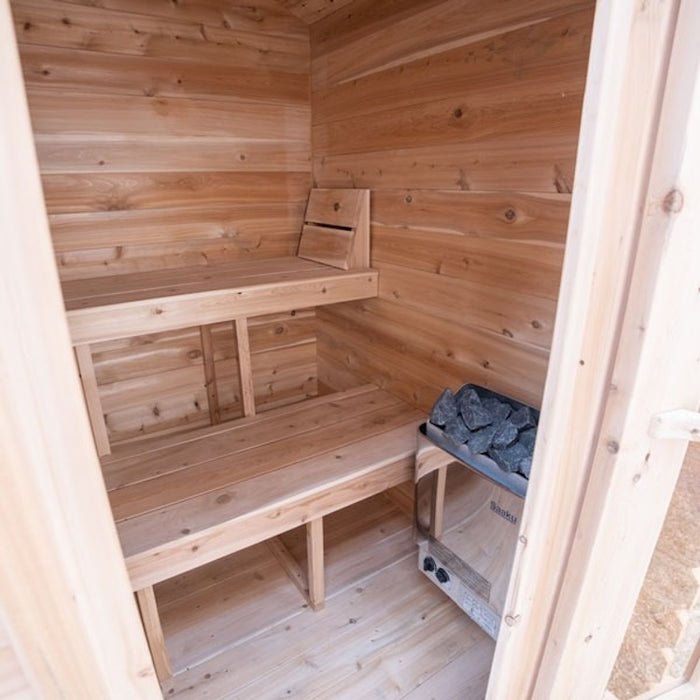 Dundalk LeisureCraft Canadian Timber 2 - 3 Person Granby Cabin Sauna - Dundalk LeisureCraft available at Body Recovery Supply