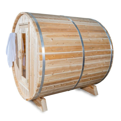 Dundalk LeisureCraft Harmony Person Barrel Sauna - Sauna by Dundalk LeisureCraft available at Body Recovery Supply