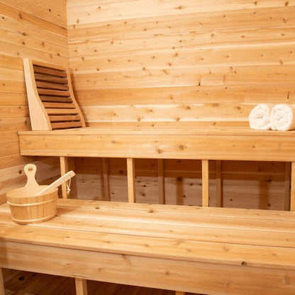 Dundalk LeisureCraft Canadian Timber Luna 3 - 4 Person - Sauna by Dundalk LeisureCraft available at Body Recovery Supply