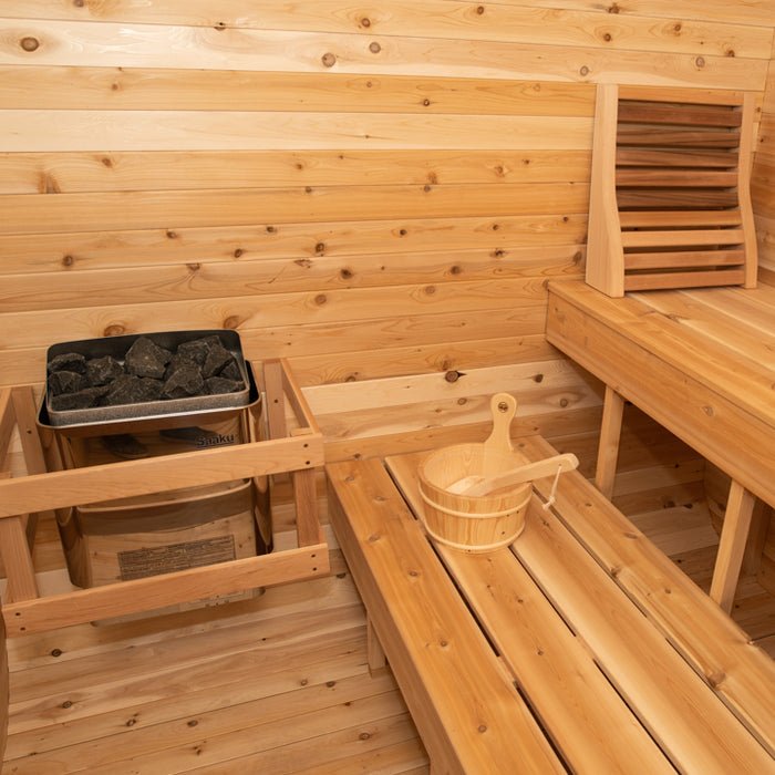 Dundalk LeisureCraft Canadian Timber Luna 3 - 4 Person - Sauna by Dundalk LeisureCraft available at Body Recovery Supply