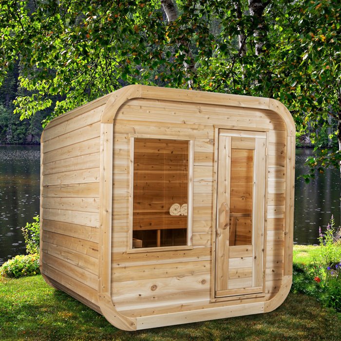 Dundalk LeisureCraft Canadian Timber Luna 3 - 4 Person - Sauna by Dundalk LeisureCraft available at Body Recovery Supply