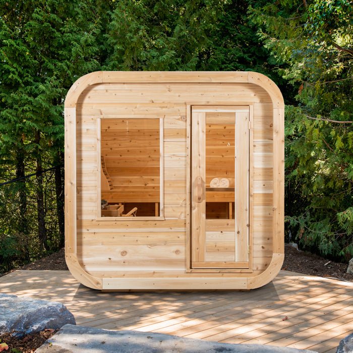 Dundalk LeisureCraft Canadian Timber Luna 3 - 4 Person- Sauna by Dundalk LeisureCraft available at Body Recovery Supply