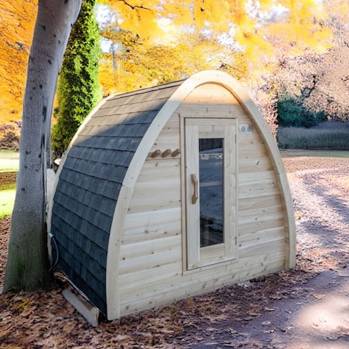 Dundalk LeisureCraft Canadian Timber MiniPOD Sauna - Sauna by Dundalk LeisureCraft available at Body Recovery Supply