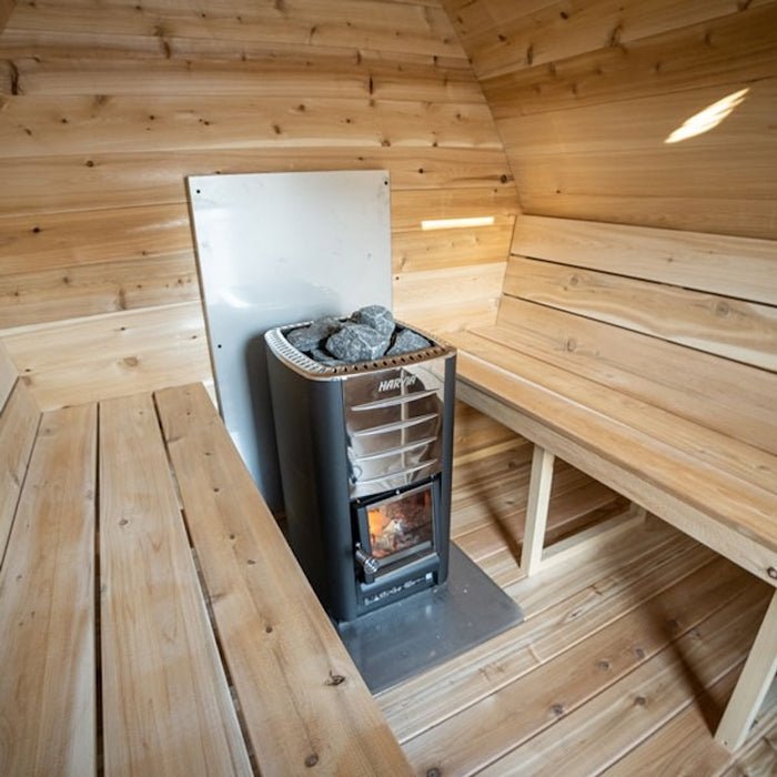 Dundalk LeisureCraft Canadian Timber MiniPOD Sauna - Sauna by Dundalk LeisureCraft available at Body Recovery Supply