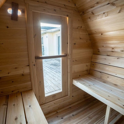 Dundalk LeisureCraft Canadian Timber MiniPOD Sauna - Sauna by Dundalk LeisureCraft available at Body Recovery Supply