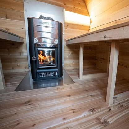 Dundalk LeisureCraft Canadian Timber MiniPOD Sauna - Sauna by Dundalk LeisureCraft available at Body Recovery Supply