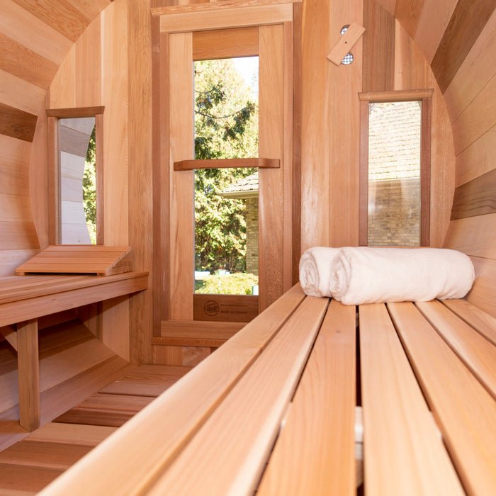 Dundalk LeisureCraft Canadian Timber Tranquility Sauna - Sauna by Dundalk LeisureCraft available at Body Recovery Supply