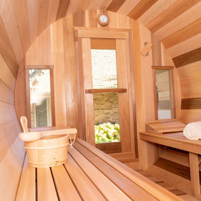 Dundalk LeisureCraft Canadian Timber Tranquility Sauna - Sauna by Dundalk LeisureCraft available at Body Recovery Supply