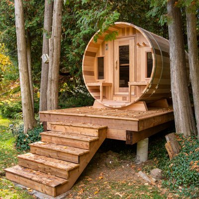 Dundalk LeisureCraft Canadian Timber Tranquility Sauna - Sauna by Dundalk LeisureCraft available at Body Recovery Supply