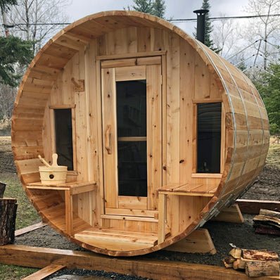 Dundalk LeisureCraft Canadian Timber Tranquility Sauna - Sauna by Dundalk LeisureCraft available at Body Recovery Supply