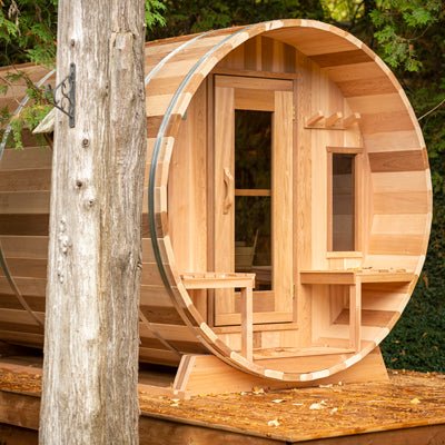 Dundalk LeisureCraft Canadian Timber Tranquility Sauna - Sauna by Dundalk LeisureCraft available at Body Recovery Supply