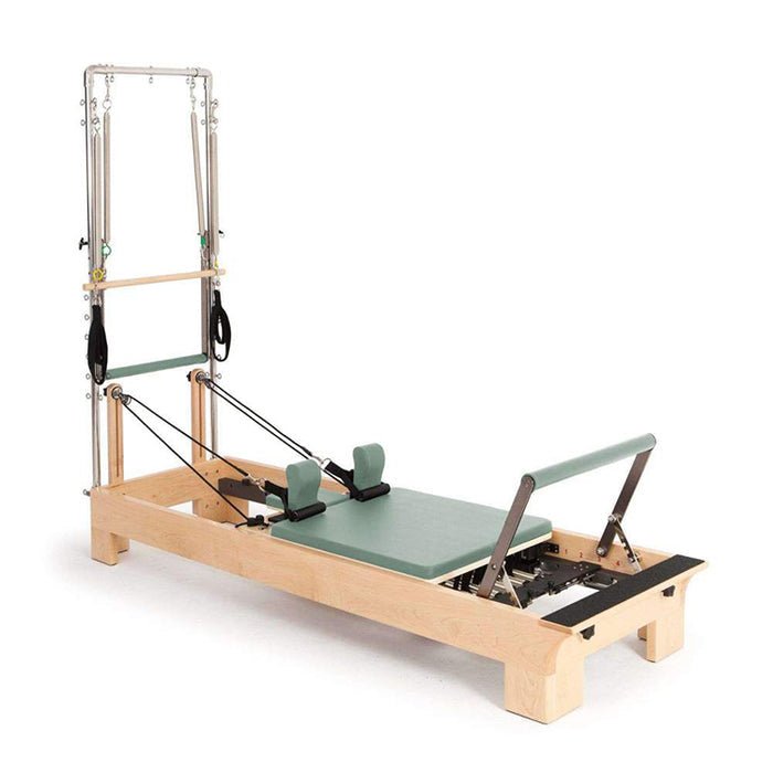 Elina Pilates Wood Reformer with Tower - Pilates Reformer by Elina Pilates available at Body Recovery Supply