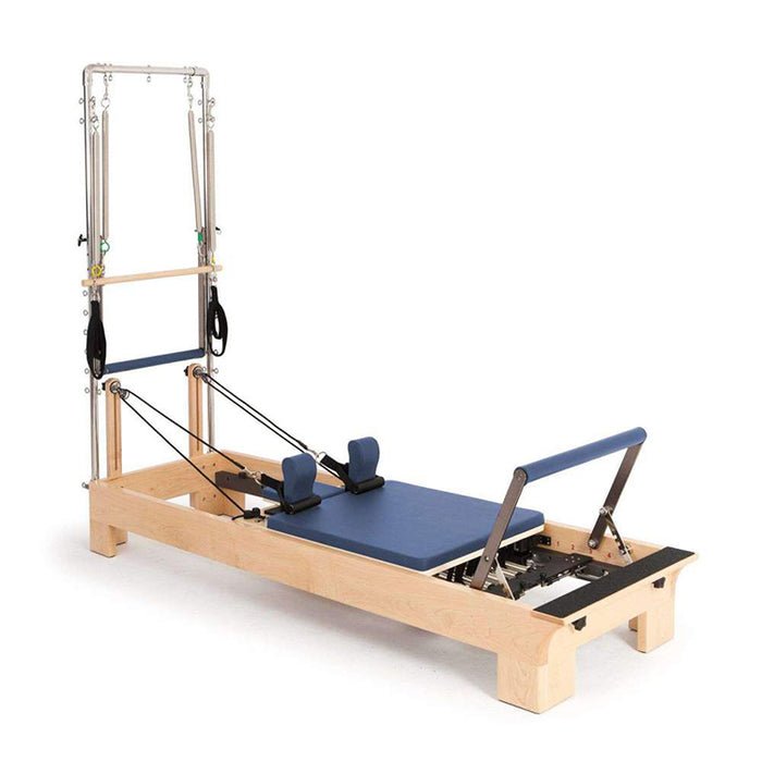 Elina Pilates Wood Reformer with Tower - Pilates Reformer by Elina Pilates available at Body Recovery Supply