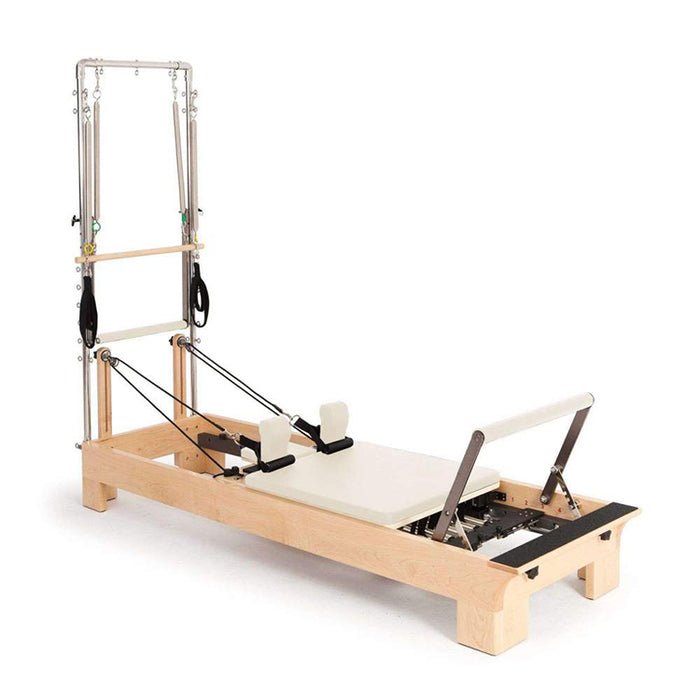 Elina Pilates Wood Reformer with Tower - Pilates Reformer by Elina Pilates available at Body Recovery Supply